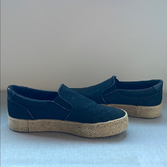 Rossella Lopes Distressed Slip-On Espadrille Sneakers Size 7 - Picture 6 of 13